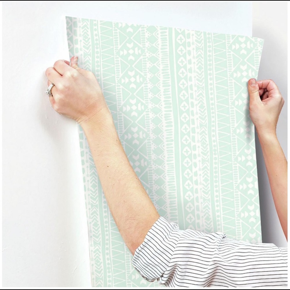 Peel and Stick Wallpaper from Target (five rolls)